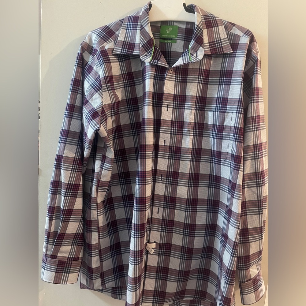 Men's Forsyth of Canada Long Sleeve Shirt Size L